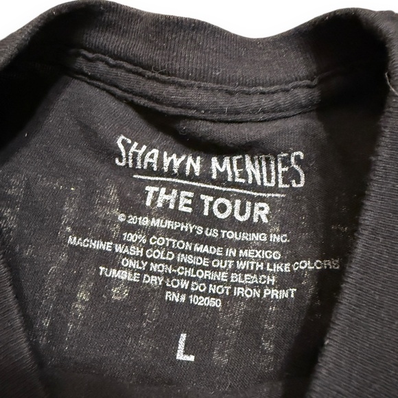 Shawn Mendes The Tour 2019 Concert T-Shirt Size:‎ L - Picture 3 of 5